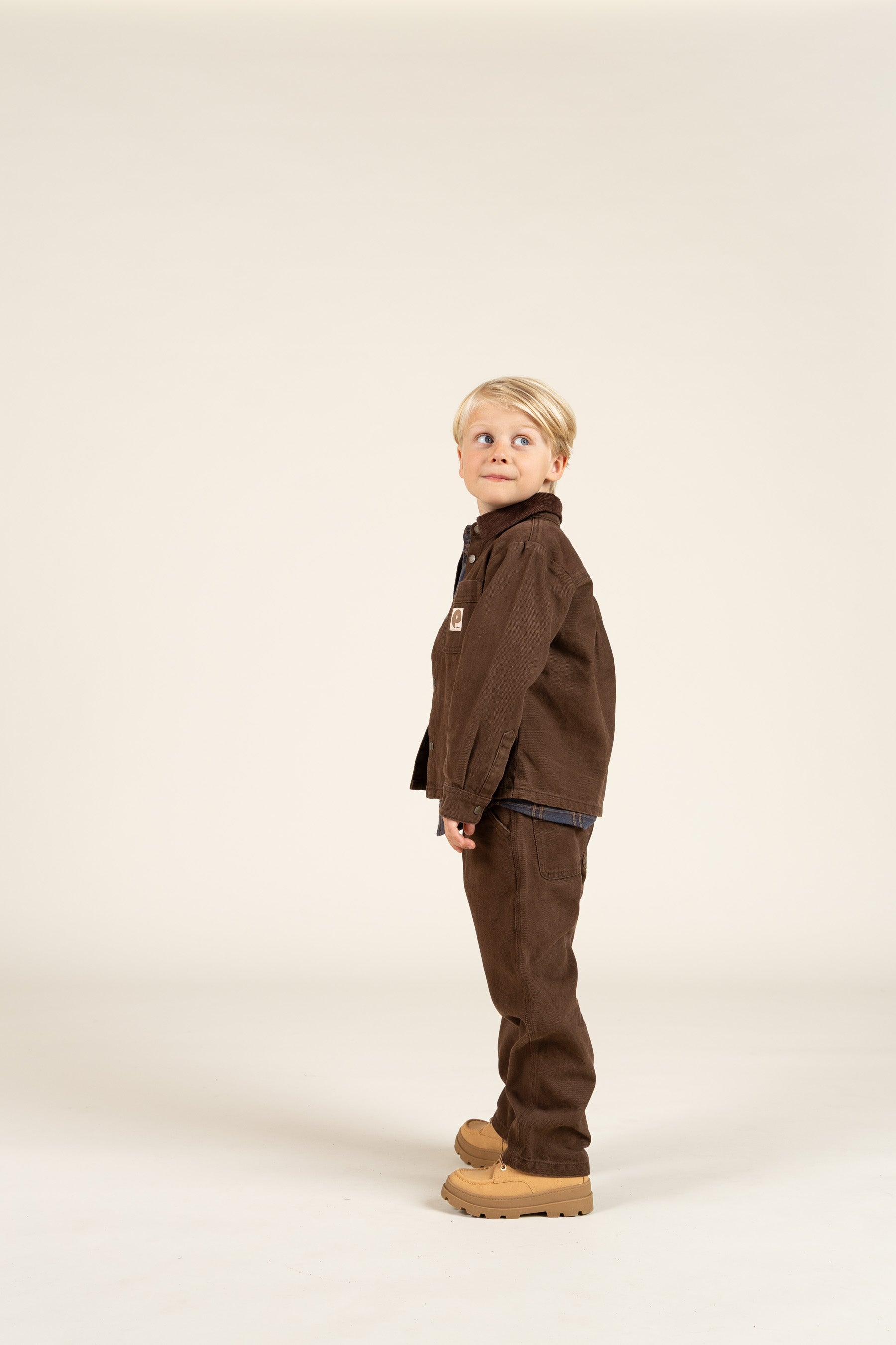 Twill-Bukser - Kids - Chocolate | 100606 Carter