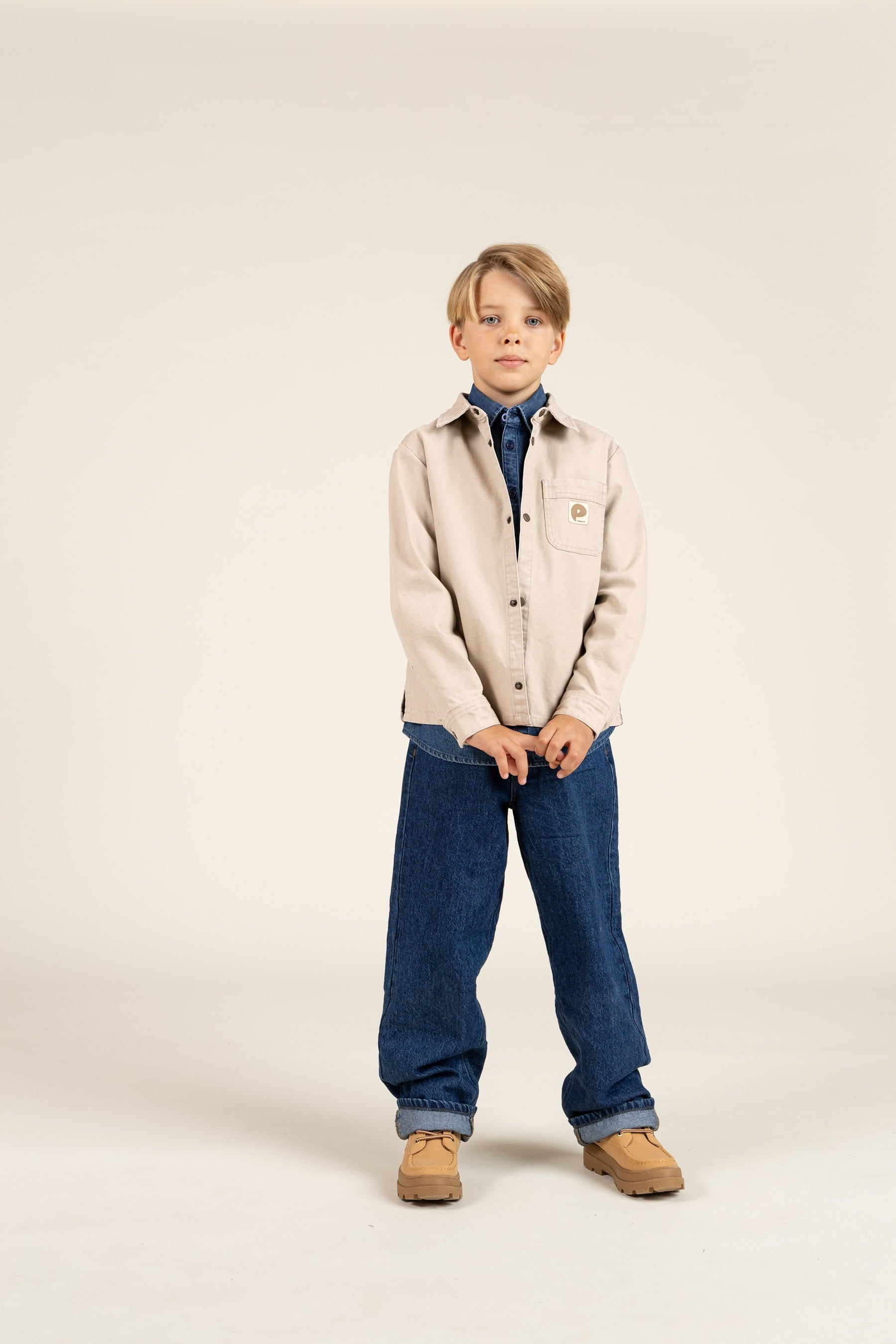 Canvas Overshirt  - Tween - Greige | 100344 Dereck