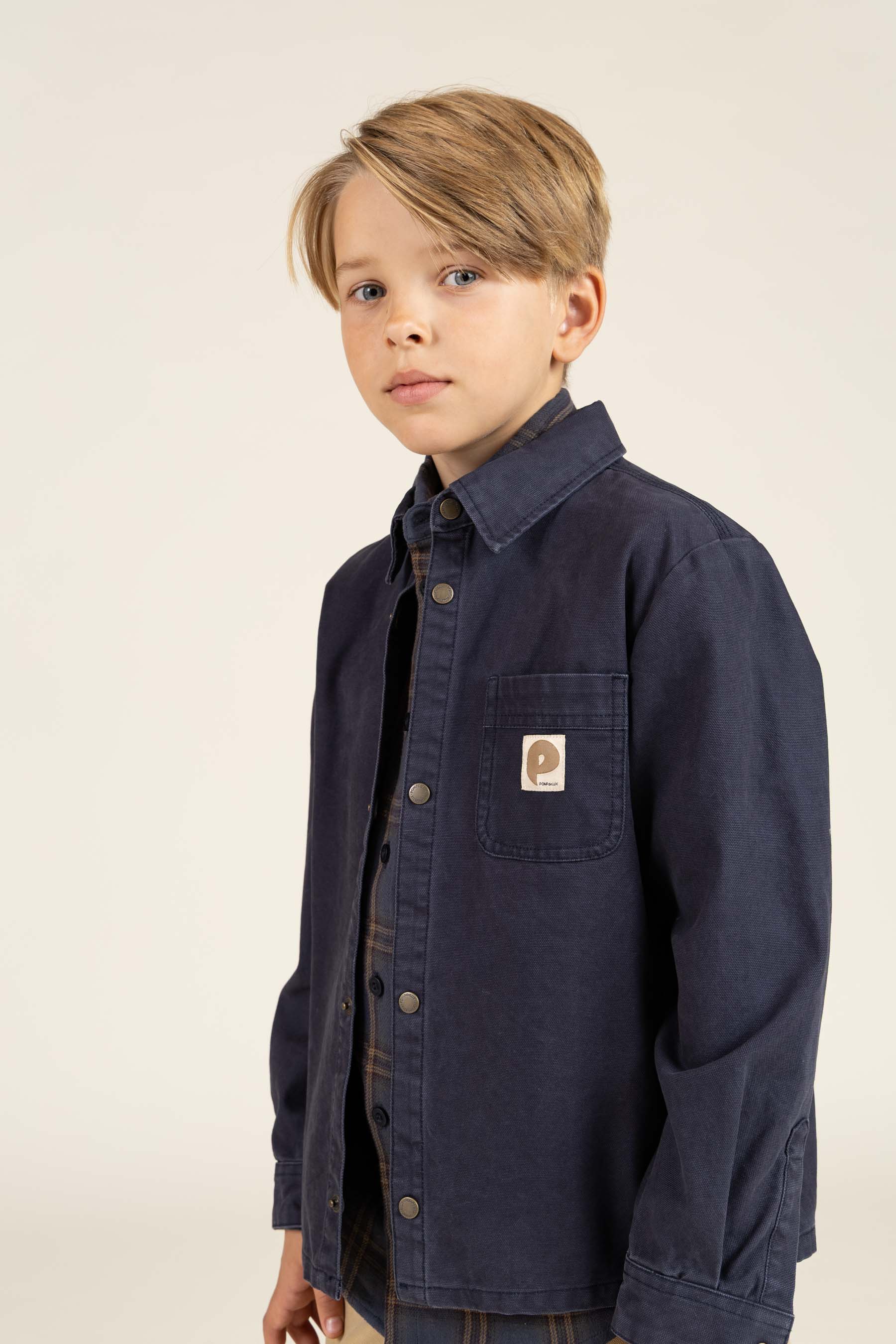 Canvas Overshirt  - Tween - Marineblå | 100345 Dereck