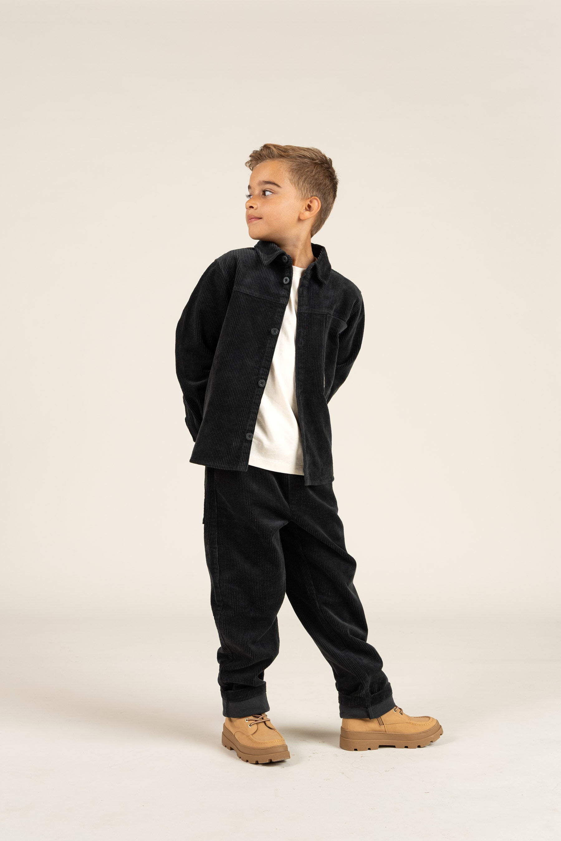 Oversize langærmet T-shirt - Tween - Off White | 100853 August