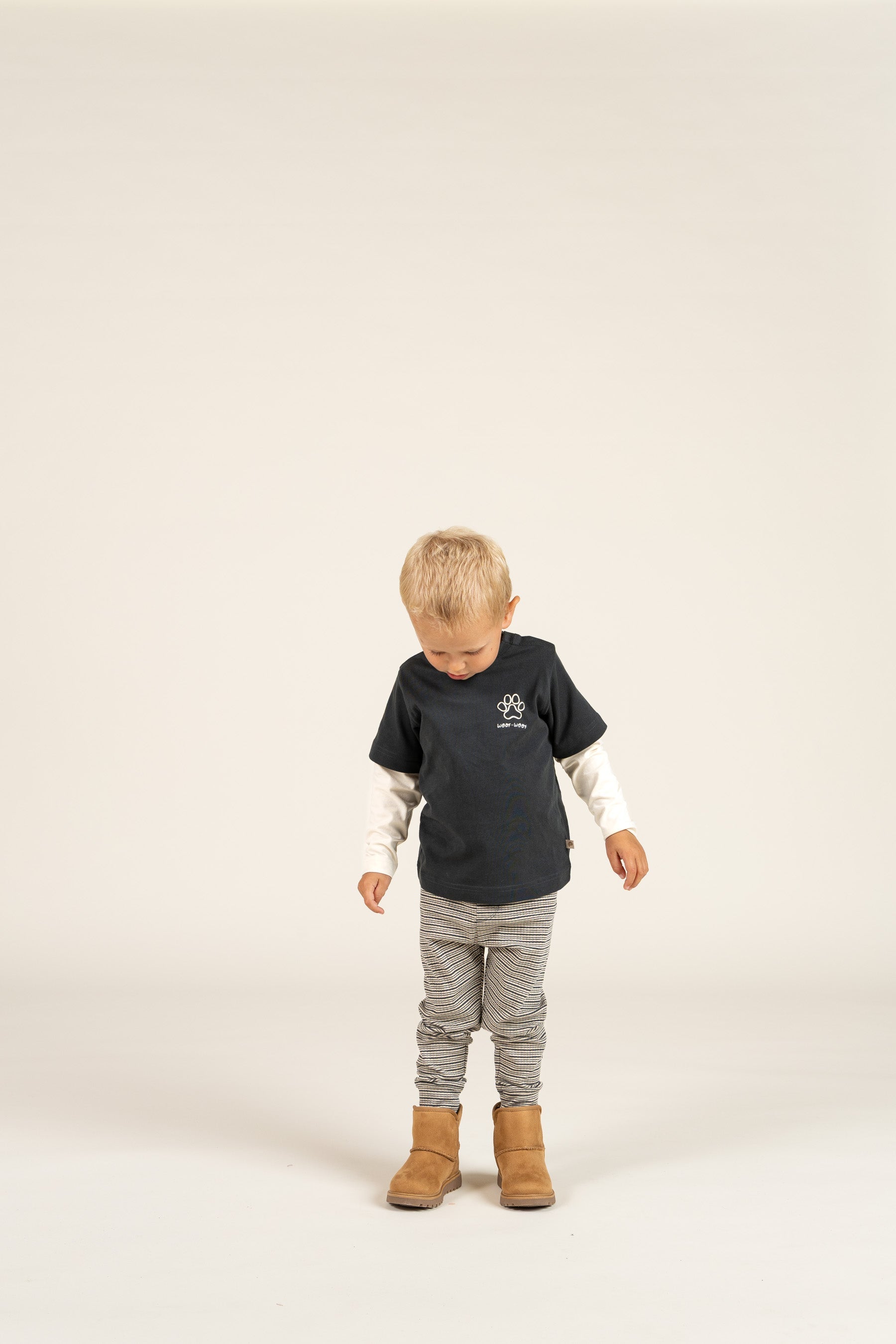 Boxy T-shirt med dobbeltærmer - Kids - Forest Green | 100840 Alex