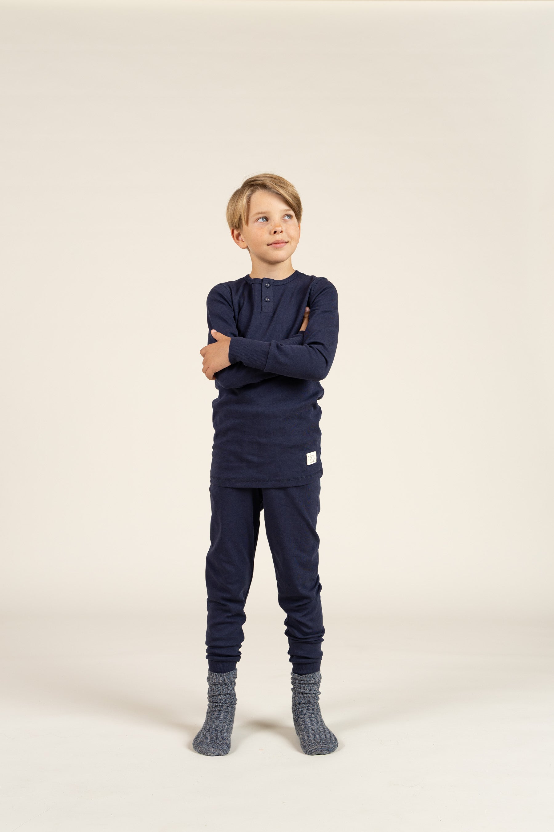 Pyjamas i jersey - Tween - Navy | 100557 Bangkok