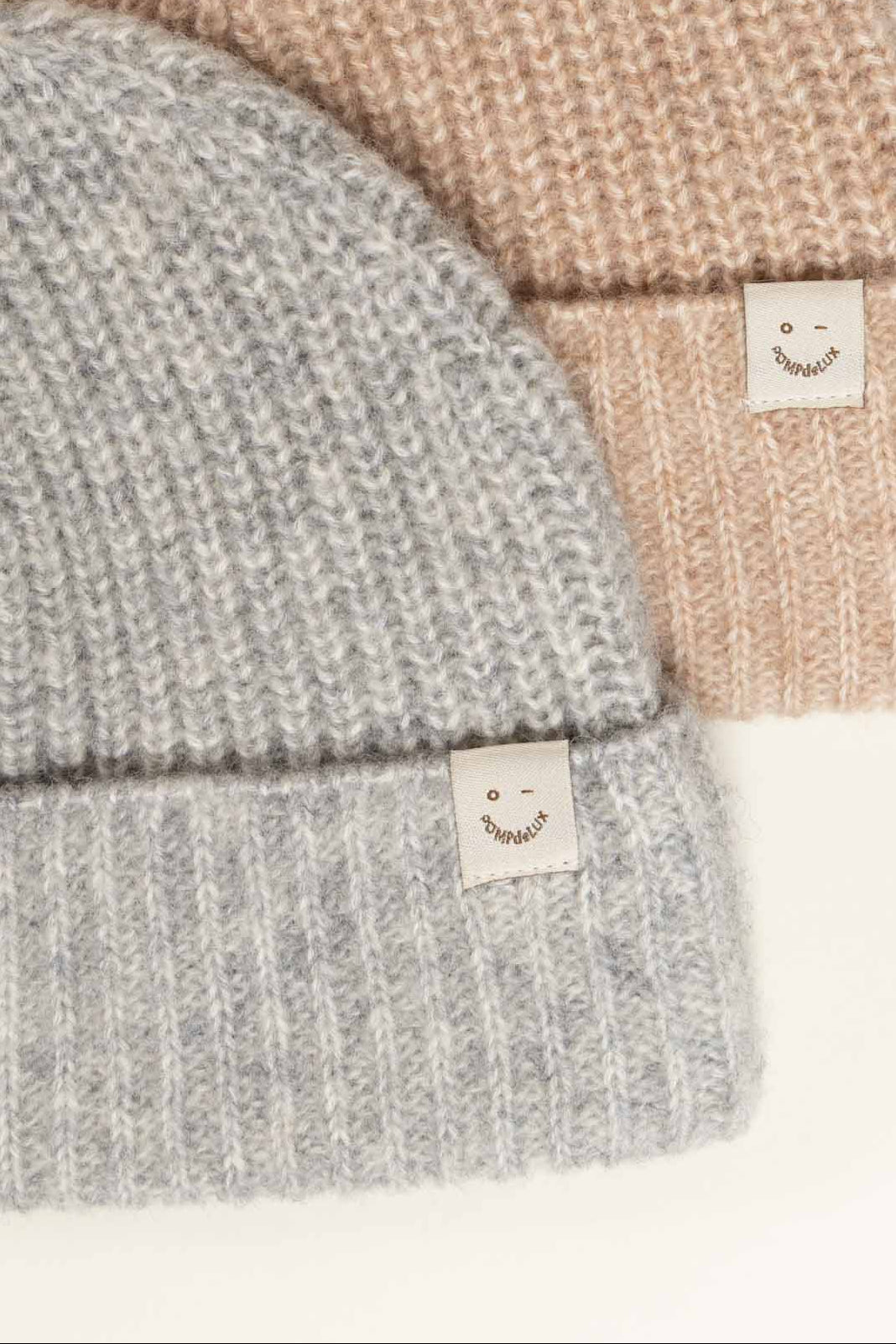 Beanie i Uldmix - All - Grey Melange | 100749 Cork