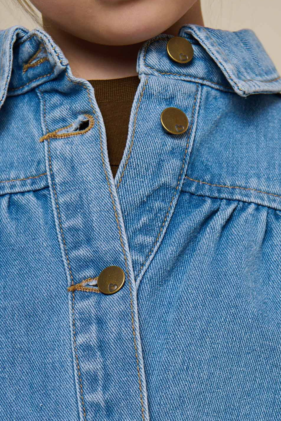 Denimjakke - Kids - Light Blue Denim | 101014 Vera