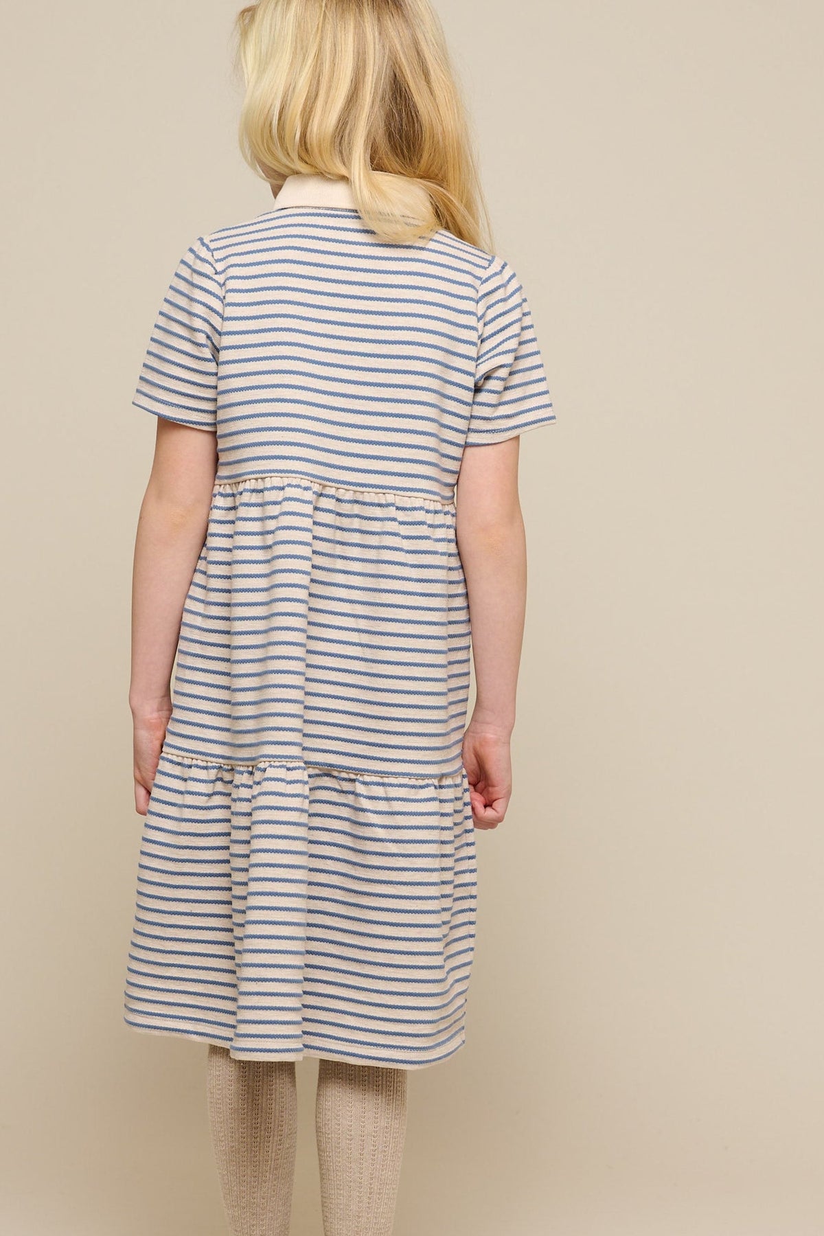 Stribet jersey kjole - Tween - Blue | 101013 Emmie