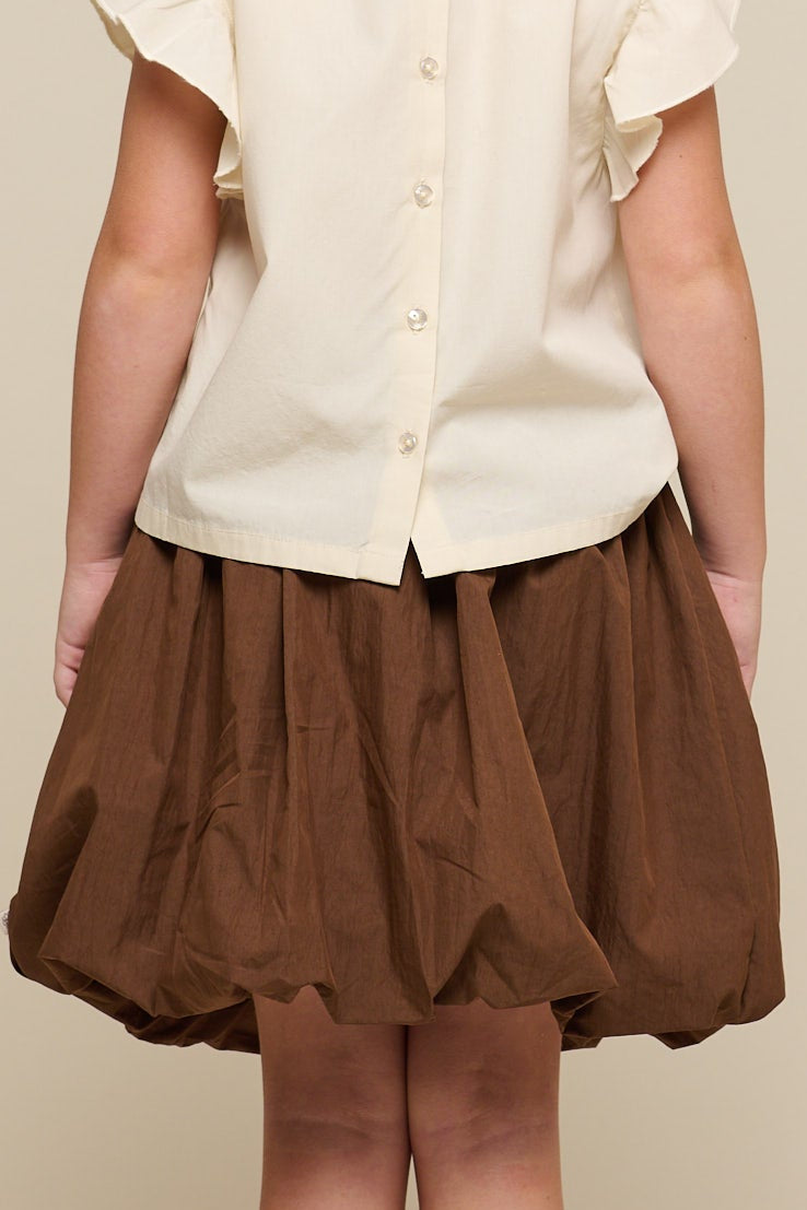 Ballonnederdel - Tween - Coconut | 101029 Liliana