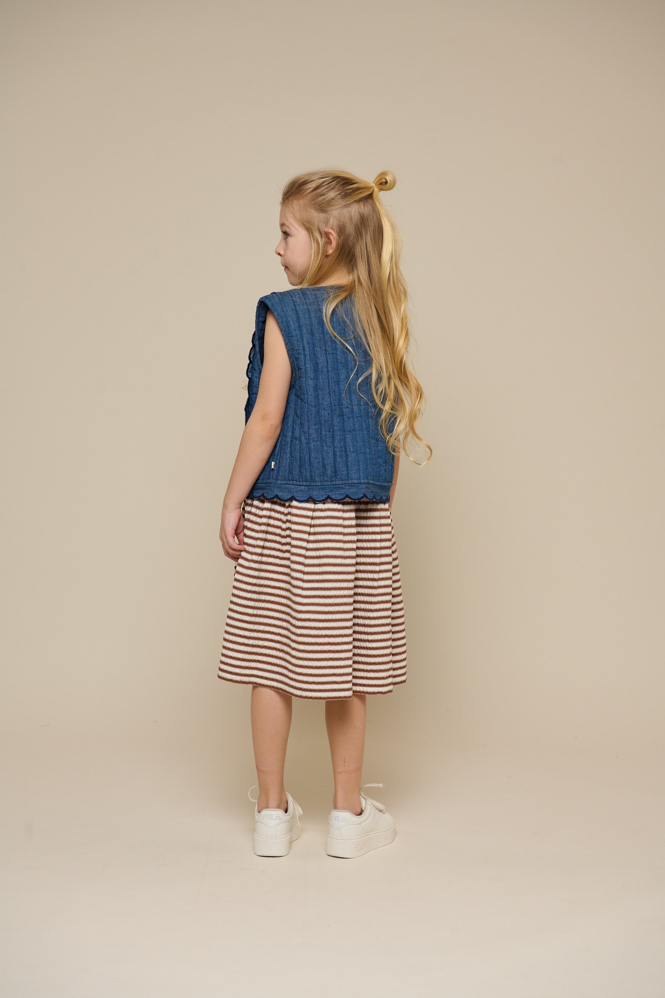 Quiltet denimvest - Tween - Blue Denim | 101083 Isabella