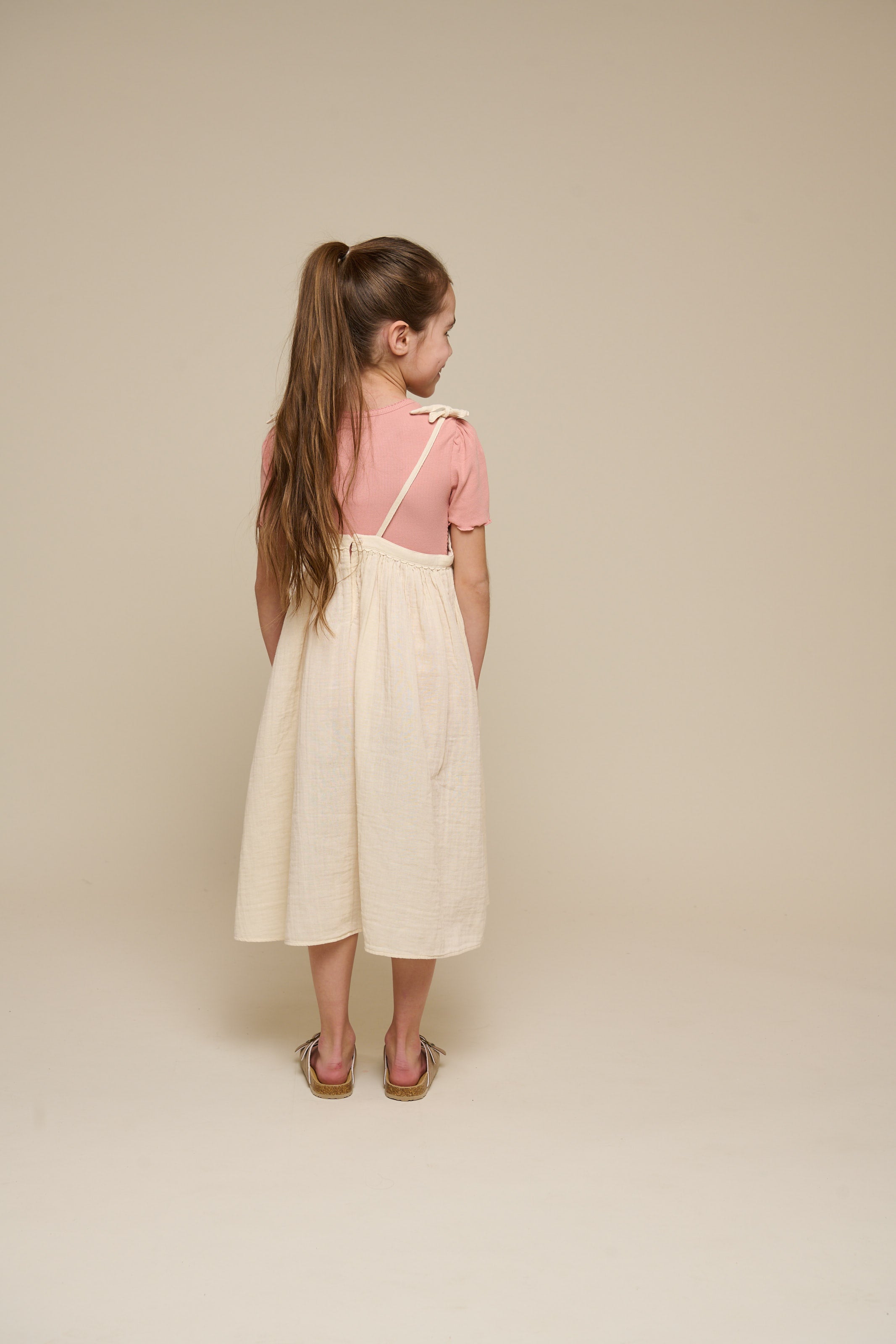 Stropkjole i musselin - Tween - Off White | 100911 Jasmine