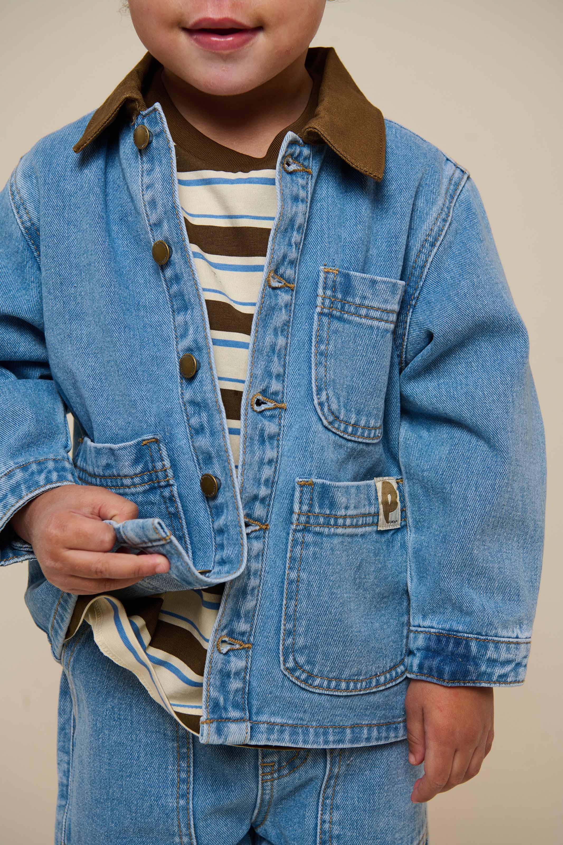 Denimjakke - Kids - Light Blue Denim | 101022 Gavin