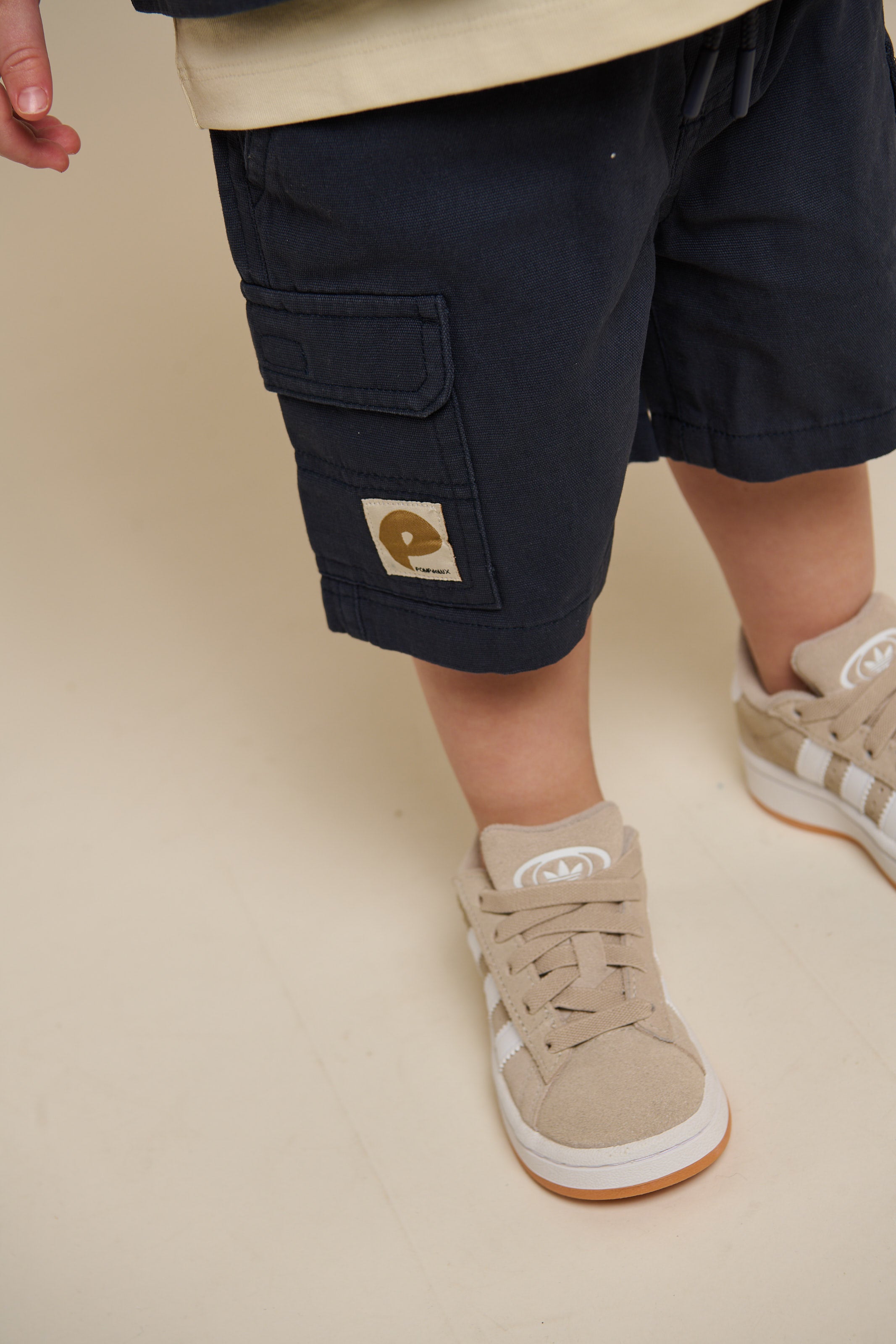 Canvas cargo-shorts - Kids - Navy | 101122 Isack