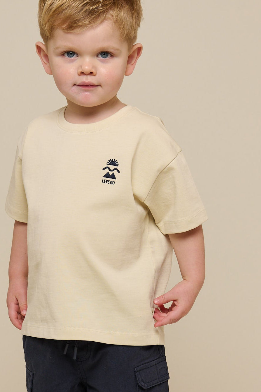 T-shirt i Heavy Jersey - Kids - Offwhite | 101334 Jesse