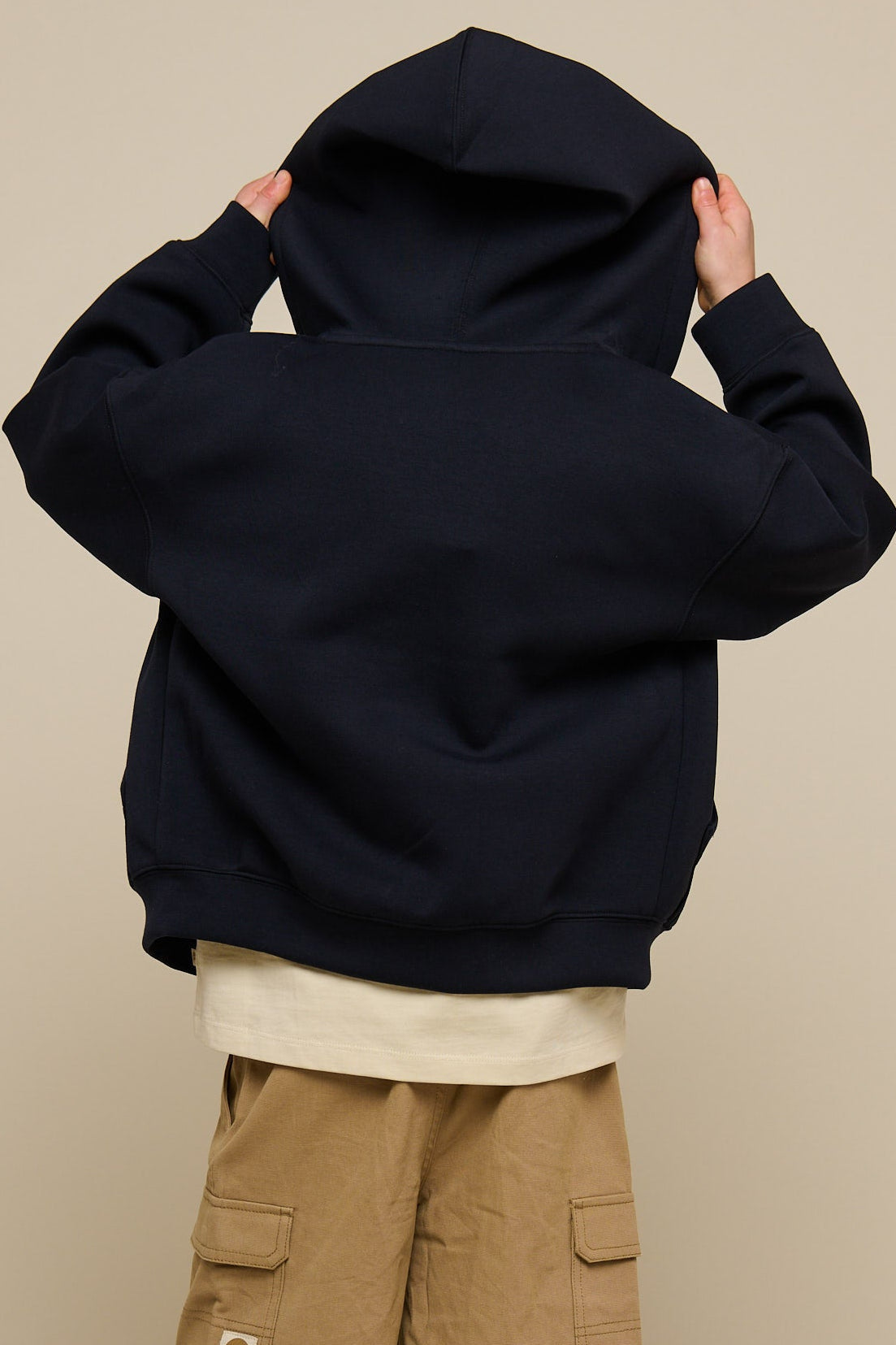 Scuba Hættetrøje med lynlås - Tween - Dark Navy | 100640 Liam