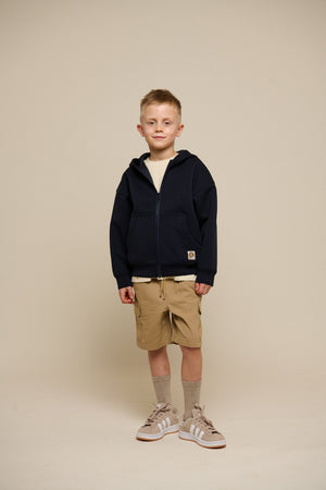 Scuba Hættetrøje med lynlås - Tween - Dark Navy | 100640 Liam