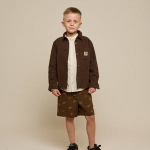 Overshirt i Twill - Tween - Chocolate | 100611 Carter