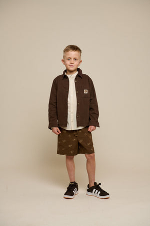 Overshirt i Twill - Tween - Chocolate | 100611 Carter