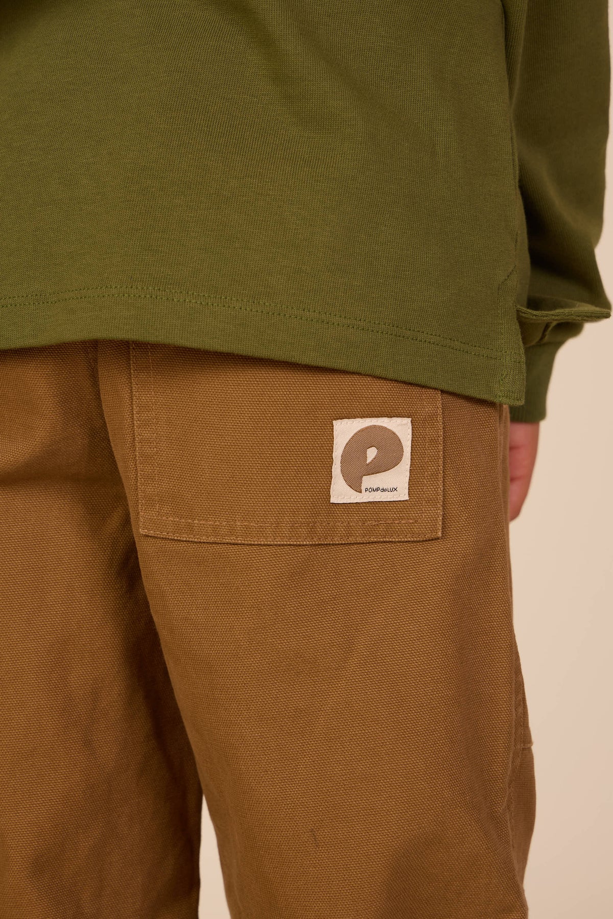 Canvasbukser med påsatte lommer Kids - Light Brown | 101533 Greyson