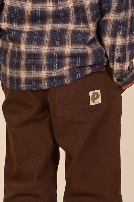 Canvasbukser med påsatte lommer Kids - Dark Brown | 101531 Greyson