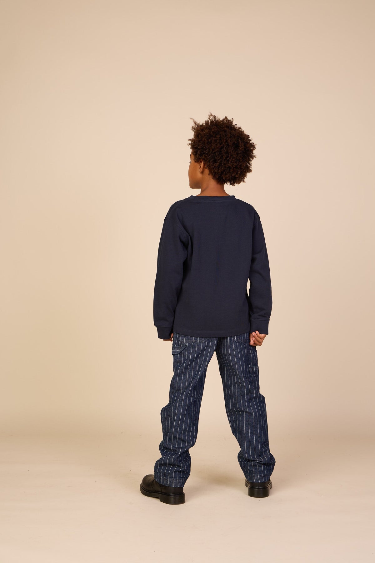 Langærmet T-shirt Tween - Navy | 101706 Kobe