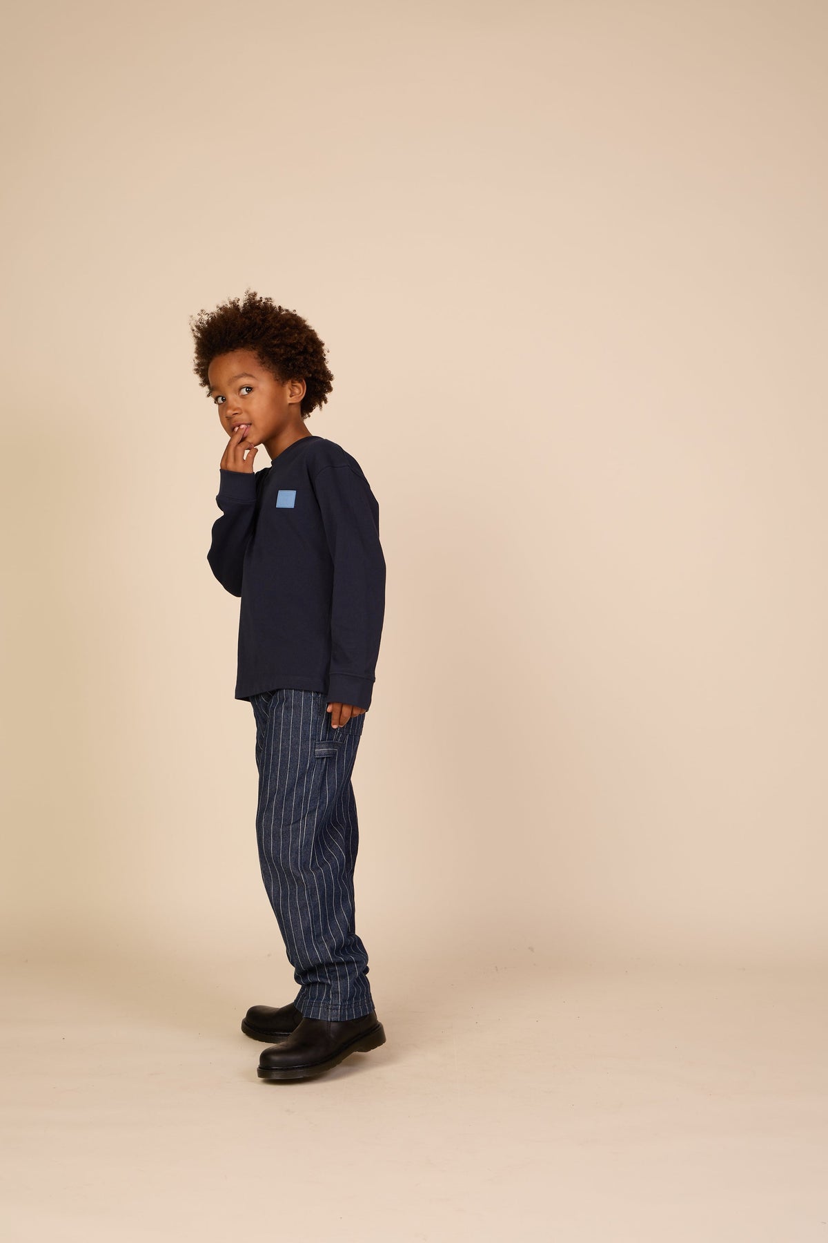Langærmet T-shirt Tween - Navy | 101706 Kobe