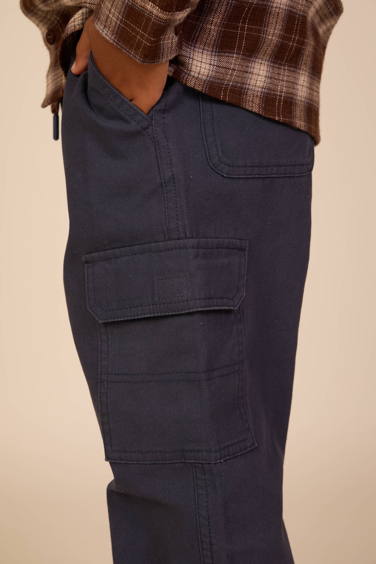 Canvasbukser - Kids - Navy | 101134 Isack
