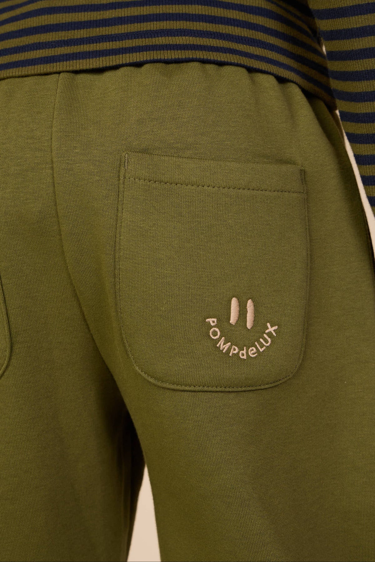 Joggingbukser med smiley broderi Kids - Moss Green | 101587 Andrew