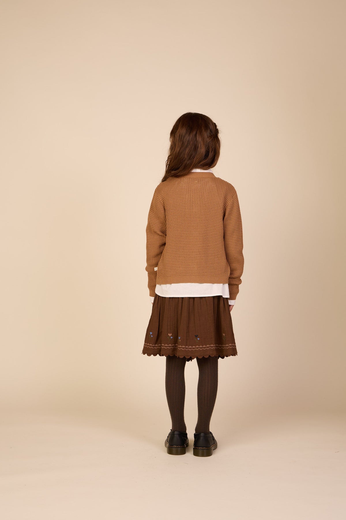 Strikket cardigan i bomuld - Tween - Coconut | 101272 Katie
