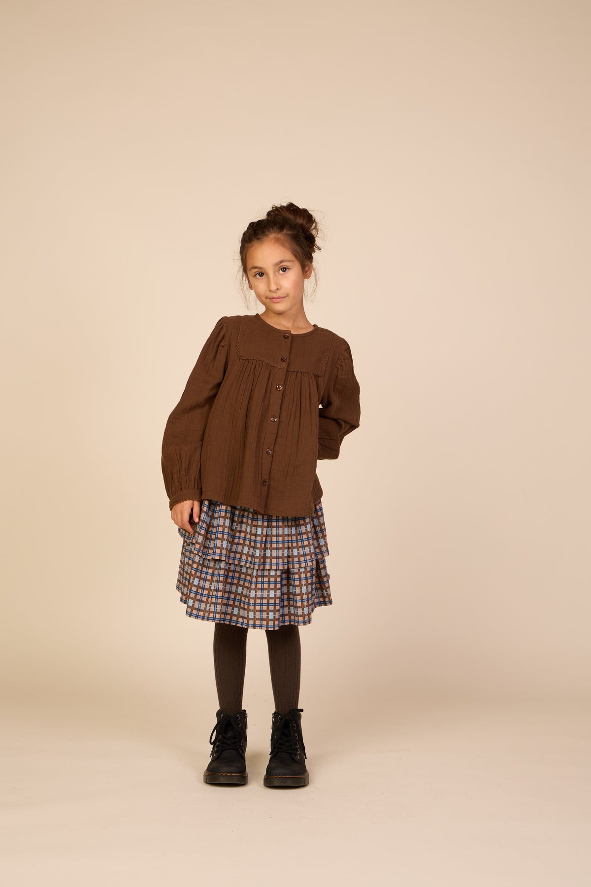 Ternet bomuldsnederdel Tween - Blue | 101500 Penny