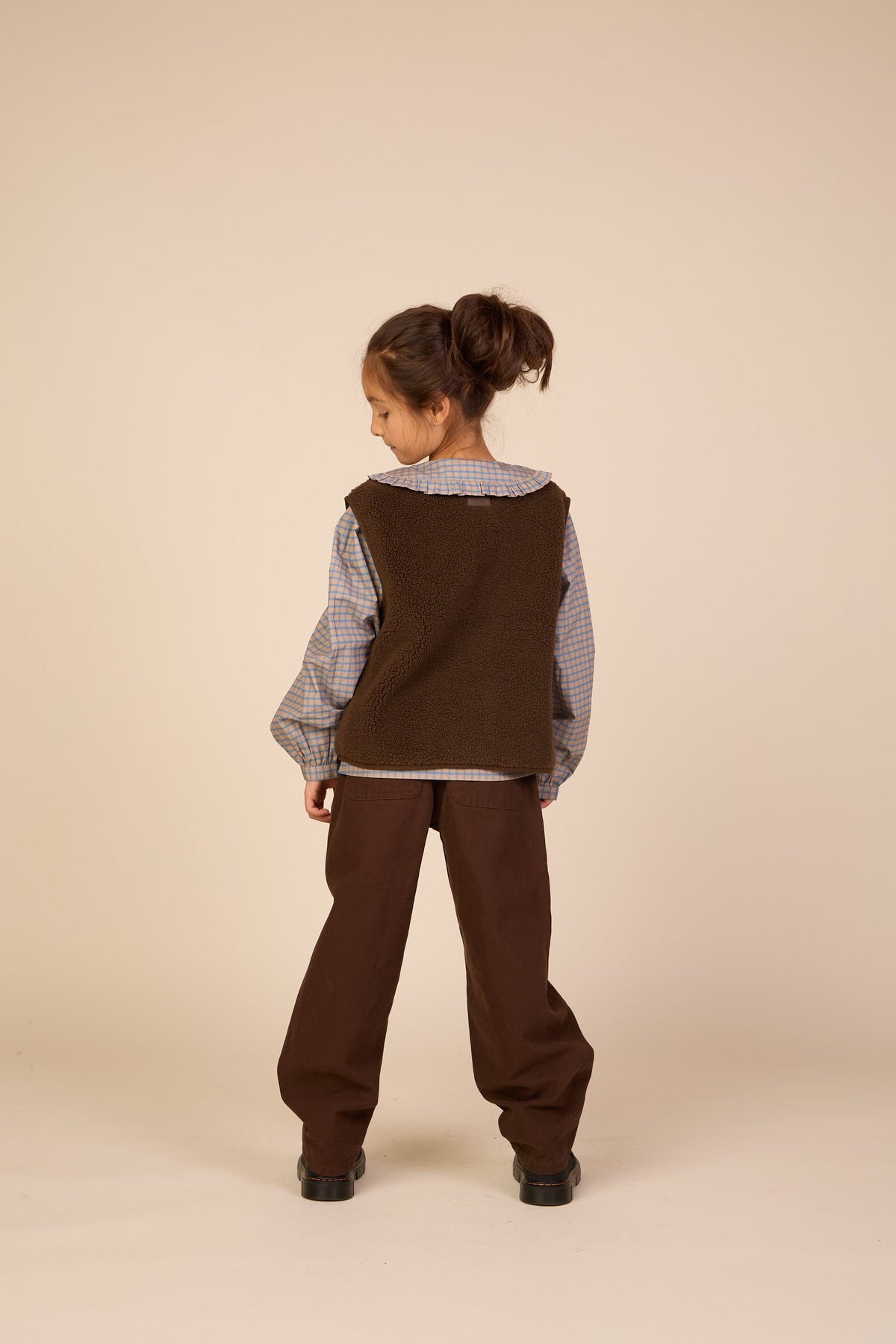 Baggy canvas bukser Tween - Dark Brown | 101528 Jenna