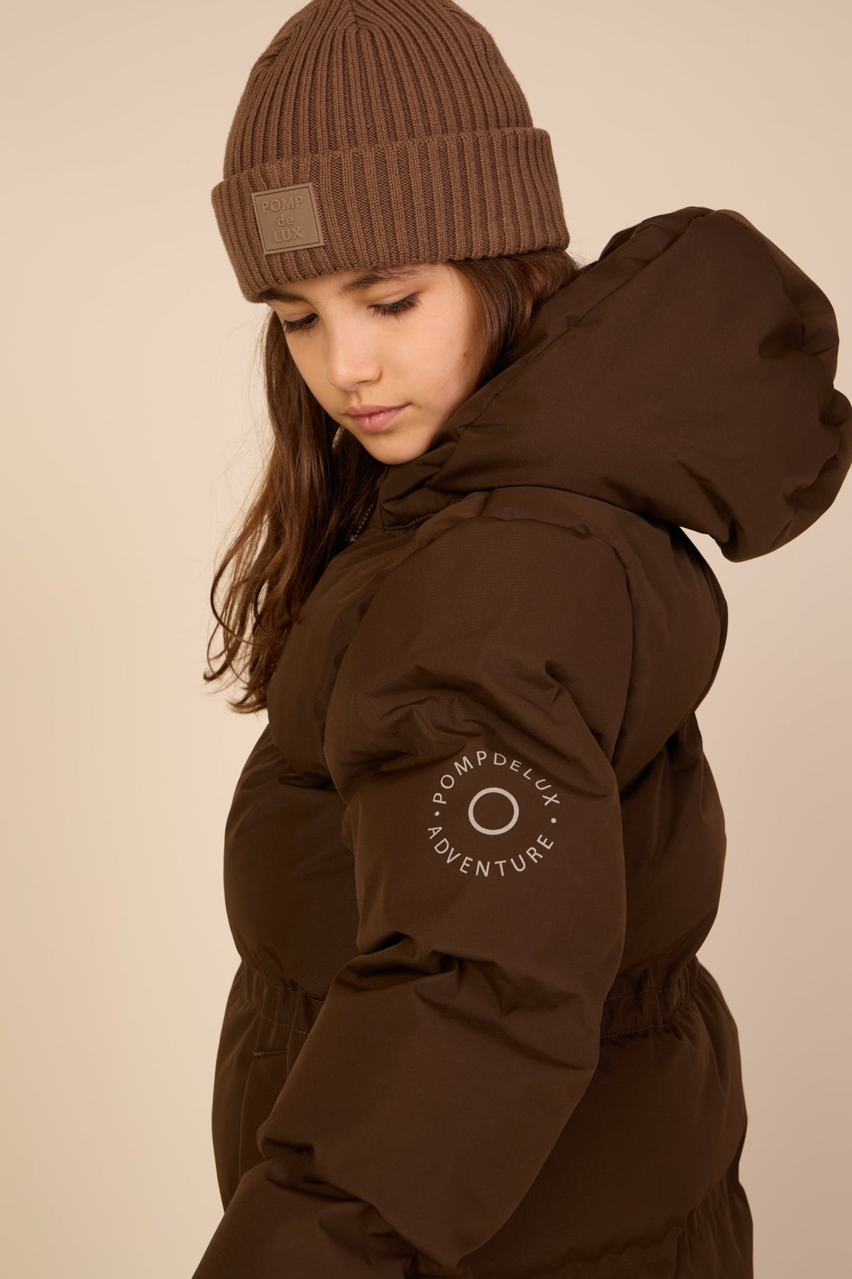 Adventure® Vinterjakke med justerbar talje Tween - Dark Brown | 101414 Elenor