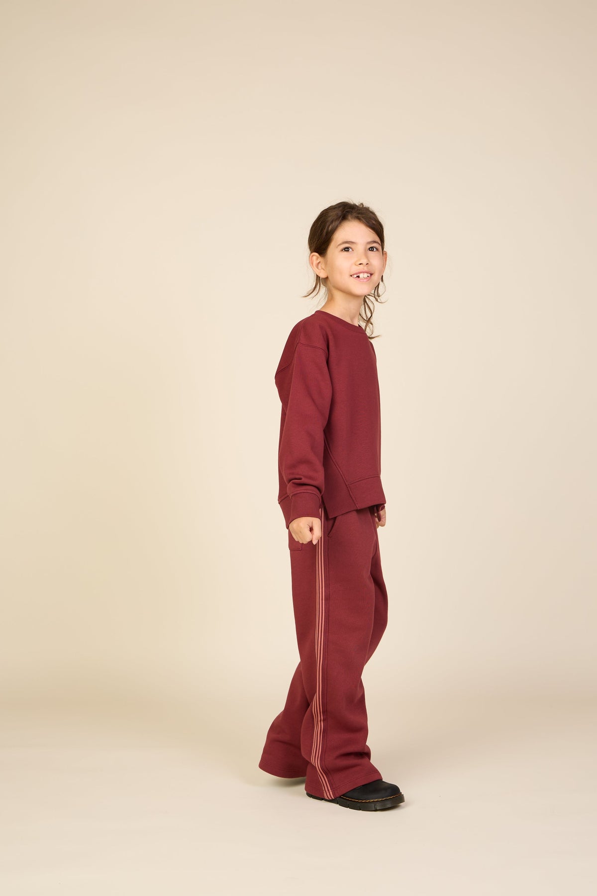 Joggingbukser med sidebånd Tween - Bordeaux | 101629 Zoe