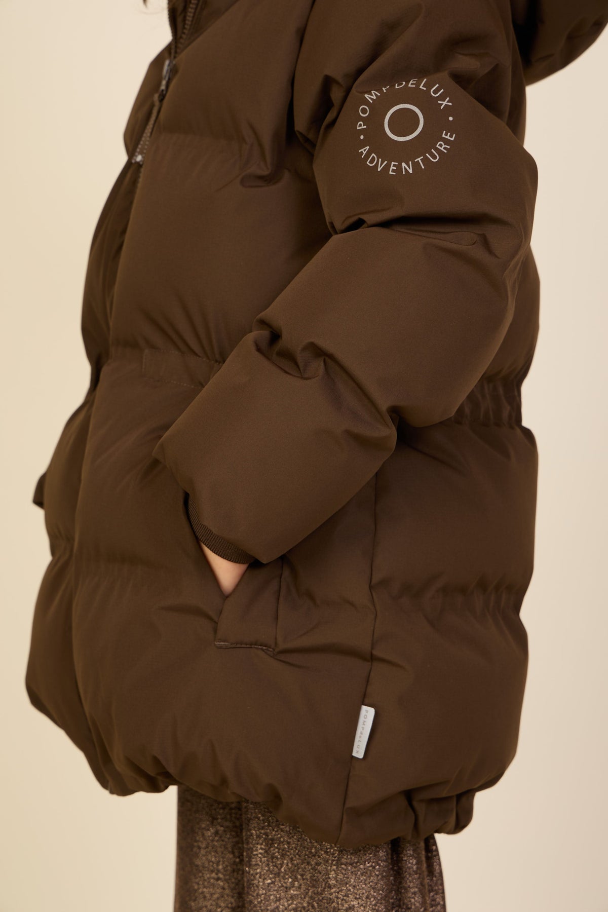Adventure® Vinterjakke med justerbar talje Kids - Dark Brown | 101413 Elenor