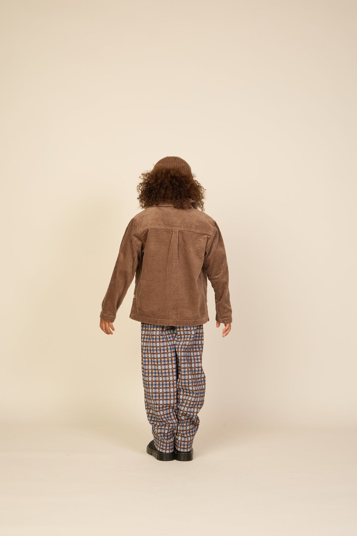 Fløjls-overshirt med store lommer Tween - Brown | 101682 Greta