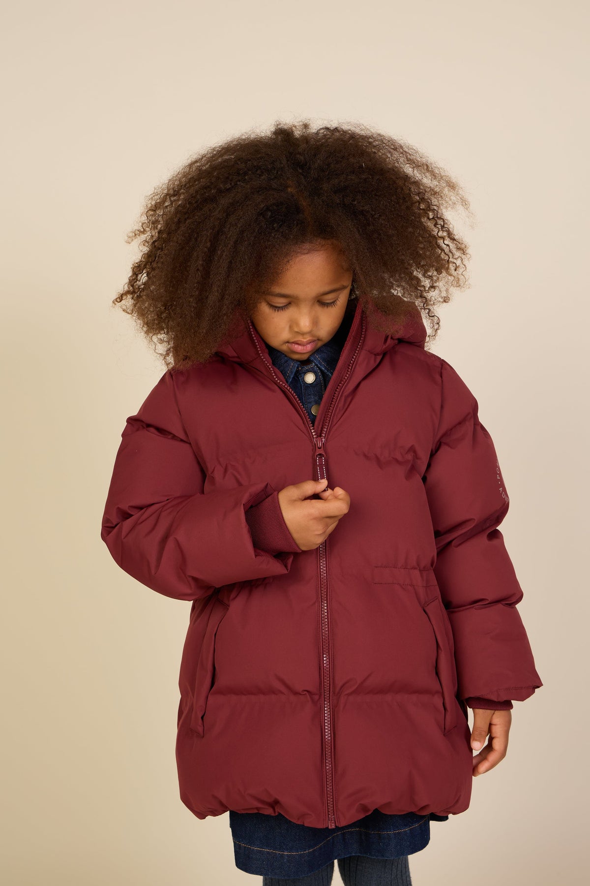 Adventure® Vinterjakke med justerbar talje Tween - Bordeaux | 101416 Elenor