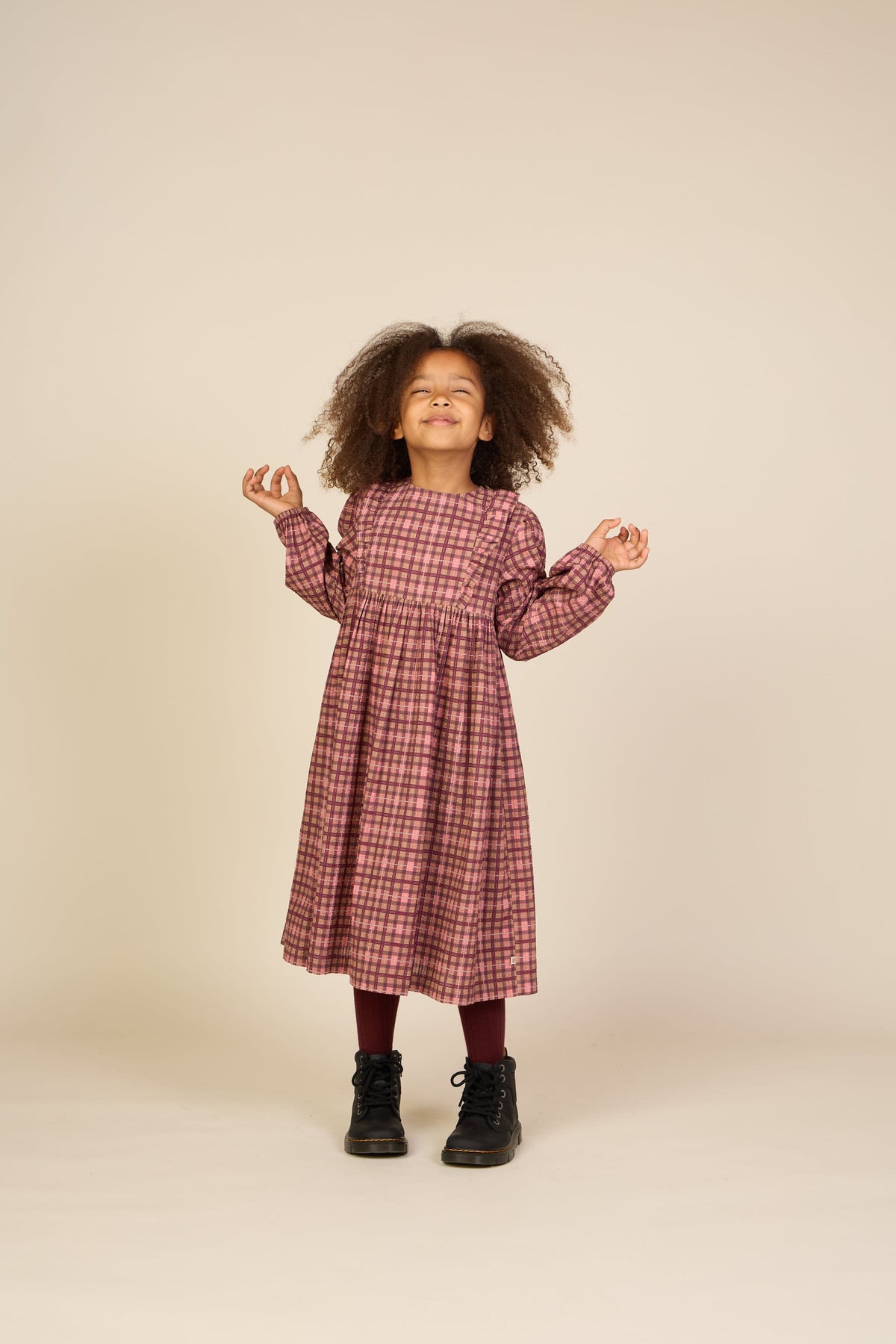 Ternet bomuldskjole Tween - Rose | 101486 Penny