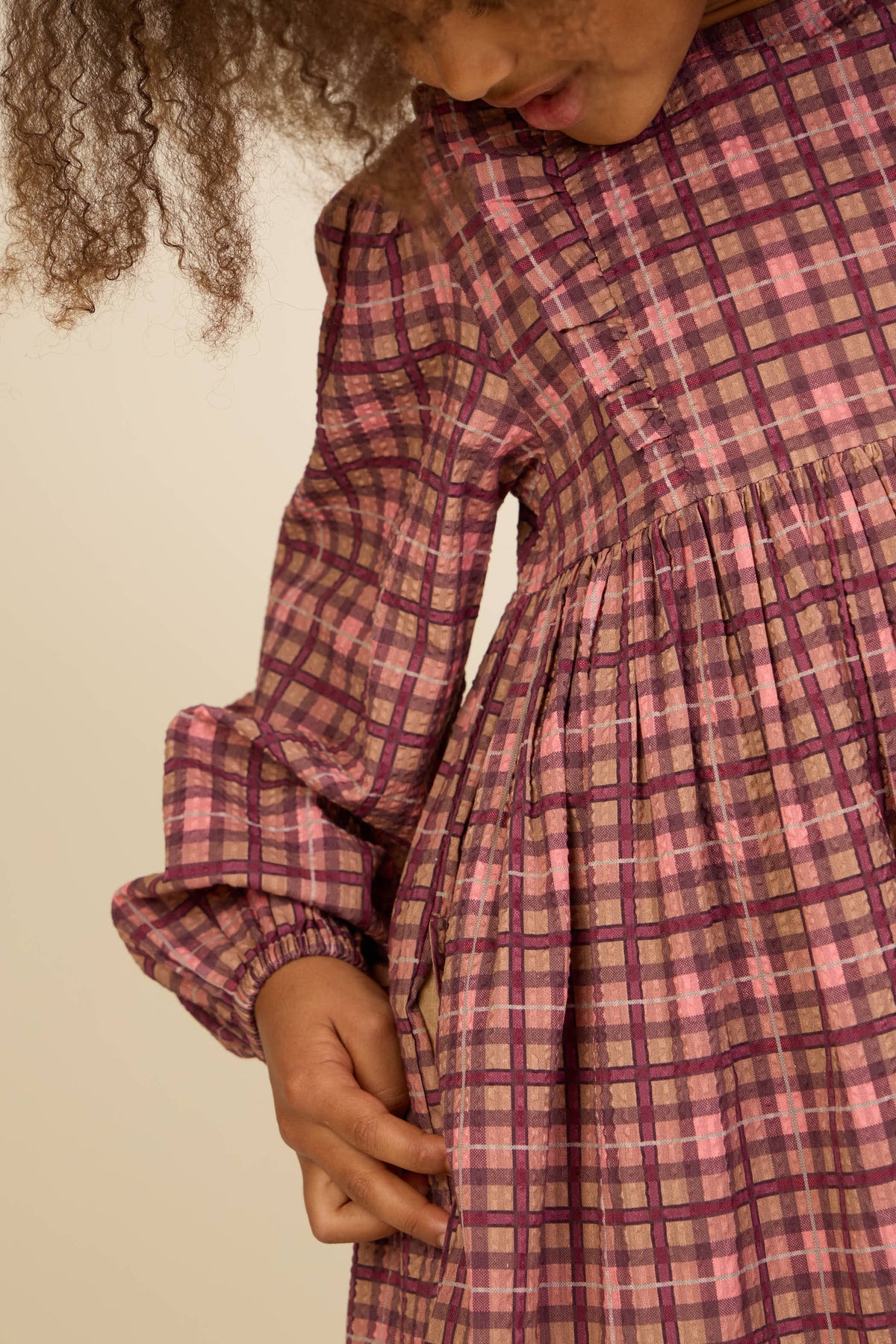 Ternet bomuldskjole Tween - Rose | 101486 Penny