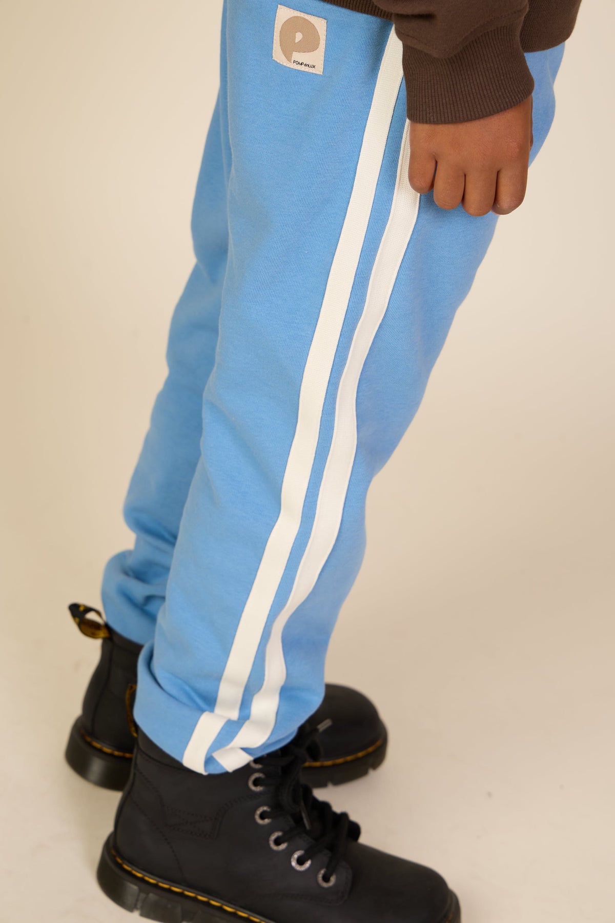 Sweatpants med kontrast bånd - Tween - Dusty Blue | 101258 Carter