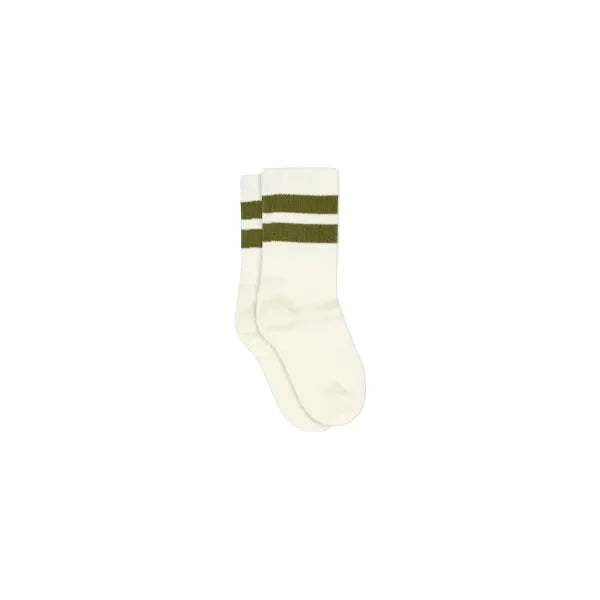 MP Retro tennisstrømper med striber - All - Moss Green | 101732 MP 79293