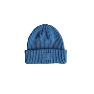 Ribstrikket bomuldshue - Kids - Dusty Blue | 101519 Todd
