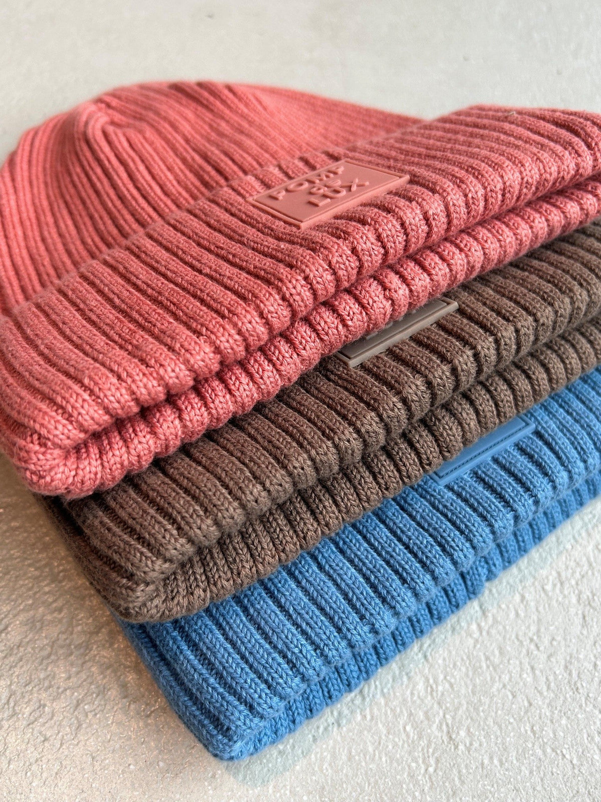 Ribstrikket bomuldshue - Kids - Dusty Rose | 101518 Todd