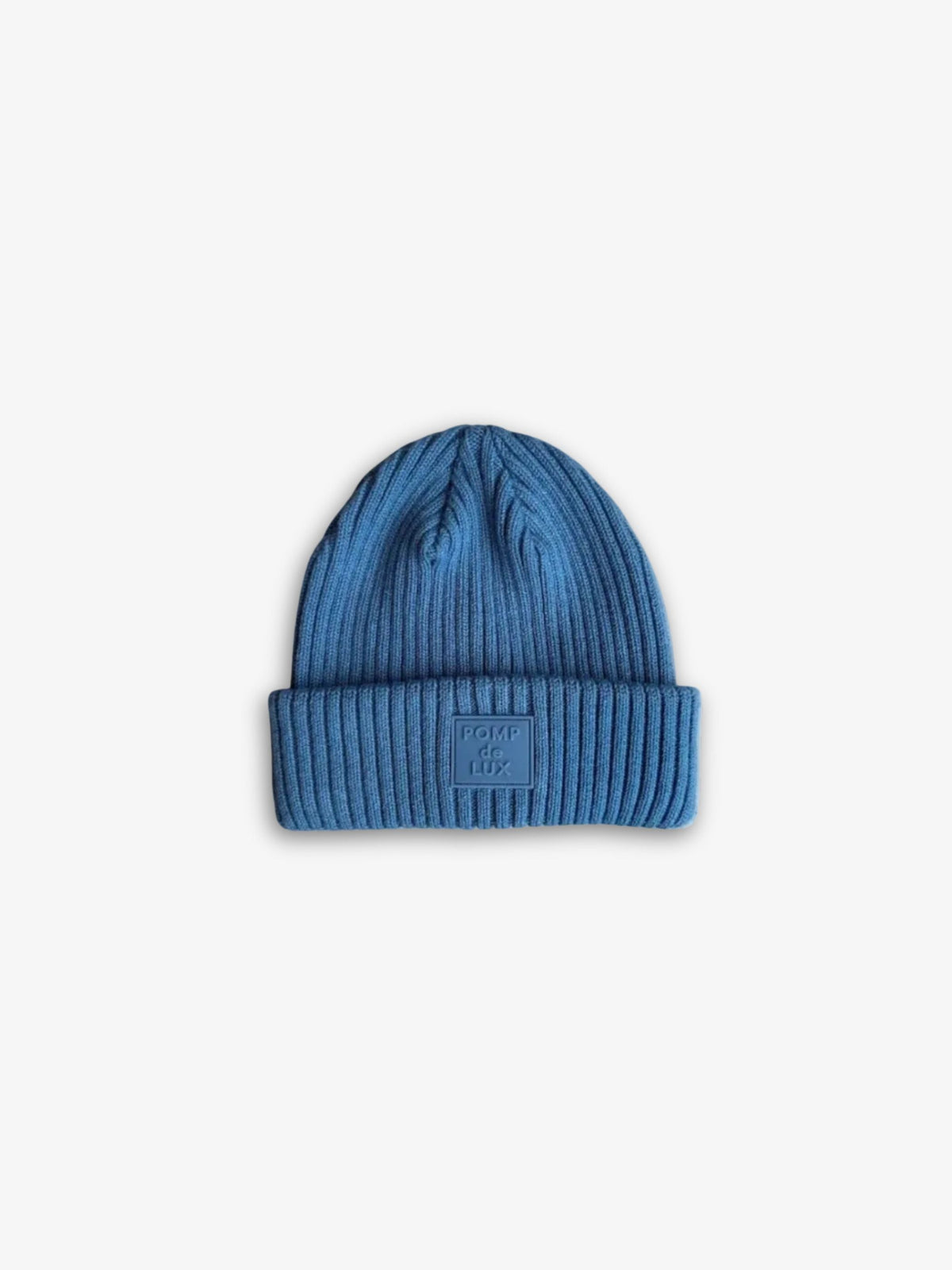 Ribstrikket bomuldshue - Kids - Dusty Blue | 101519 Todd