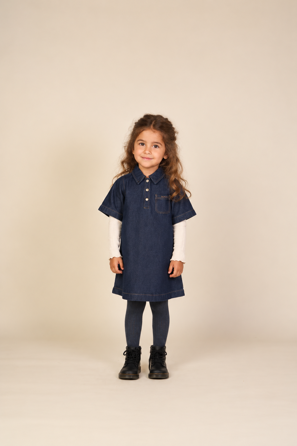 Denimkjole Kids - Dark Blue | 101618 Alison