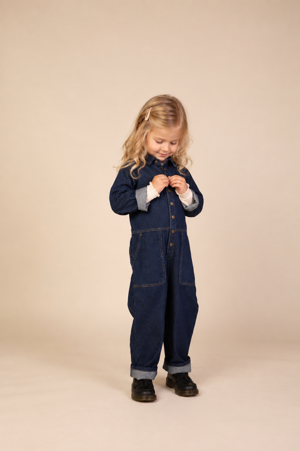 Denim kedeldragt Kids - Dark Blue | 101642 River