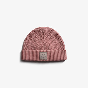 Ribbet strikhue - Kids - Dusty Rose