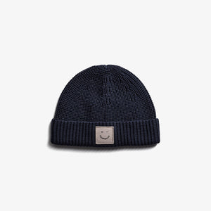 Ribbet strikhue - Kids - Navy