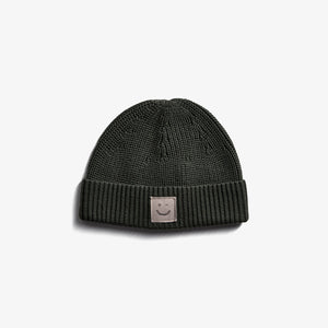 Ribbet strikhue - Kids - Dark Green