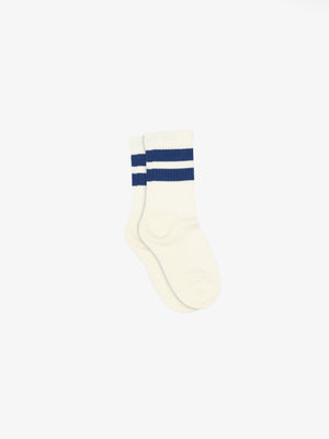 MP Retro stribede tennissokker - Tween - Blue | 101352 MP Andy Socks