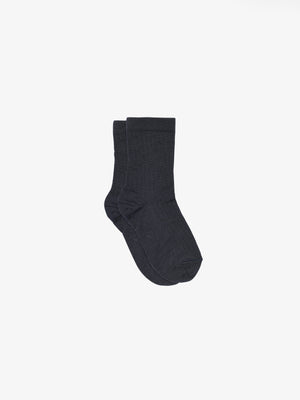 MP Ribstrikkede bomuldsstrømper - Kids - Navy | 101367 MP Cotton Rib Socks