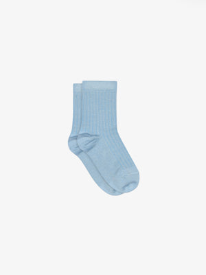 MP Ribstrikkede bomuldsstrømper - Kids - Blue | 101371 MP Cotton Rib Socks
