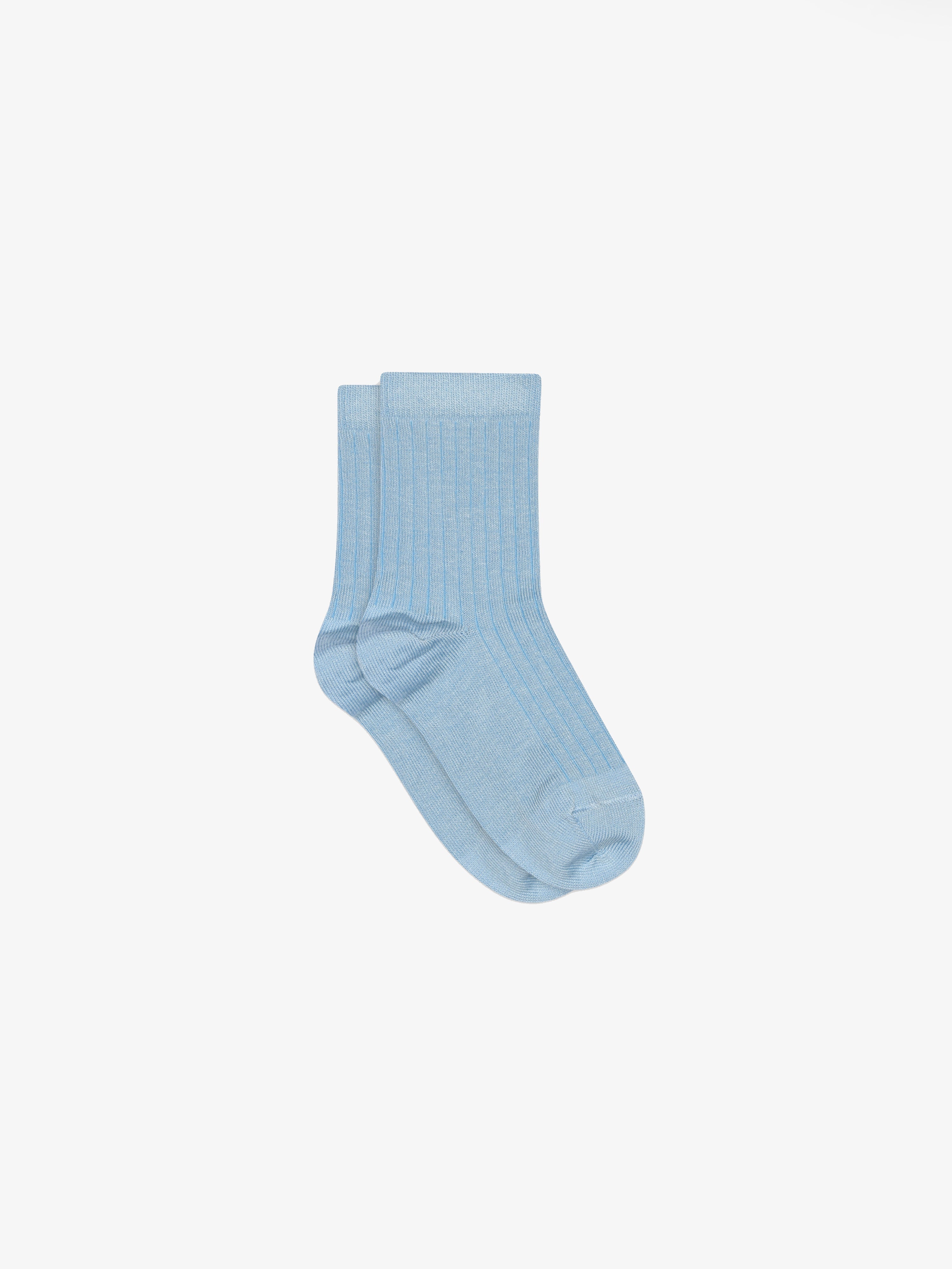 MP Ribstrikkede bomuldsstrømper - Tween - Blue | 101372 MP Cotton Rib Socks