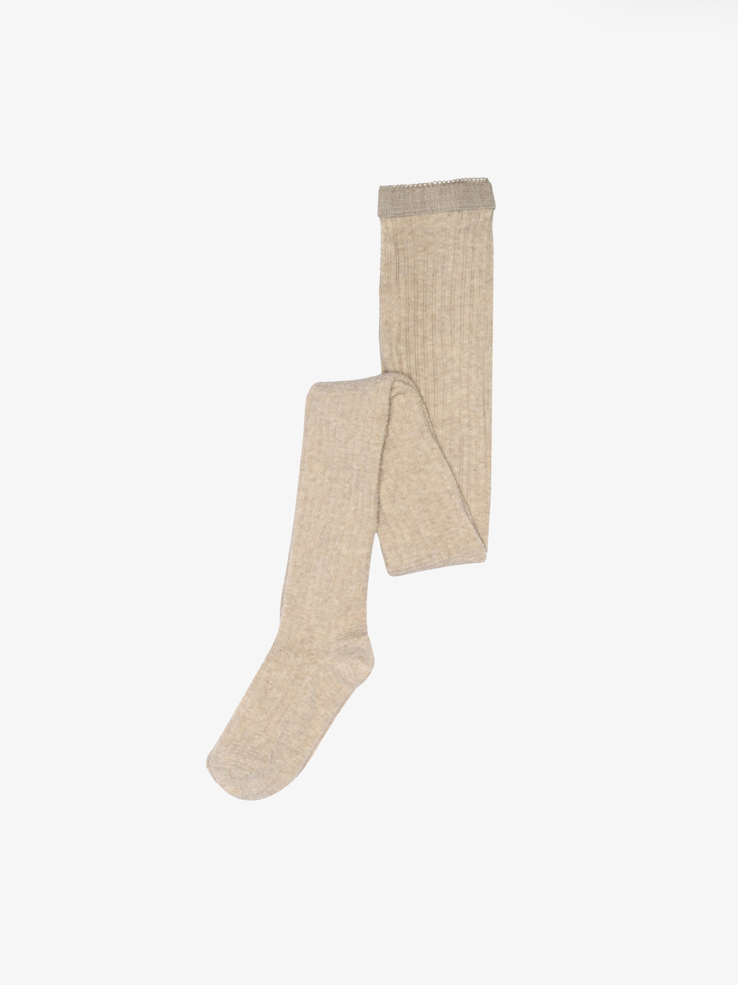 MP Jacquardmønstrede bomuldsstrømpebukser - Kids - Beige Melange | 101389 MP Inger Tights